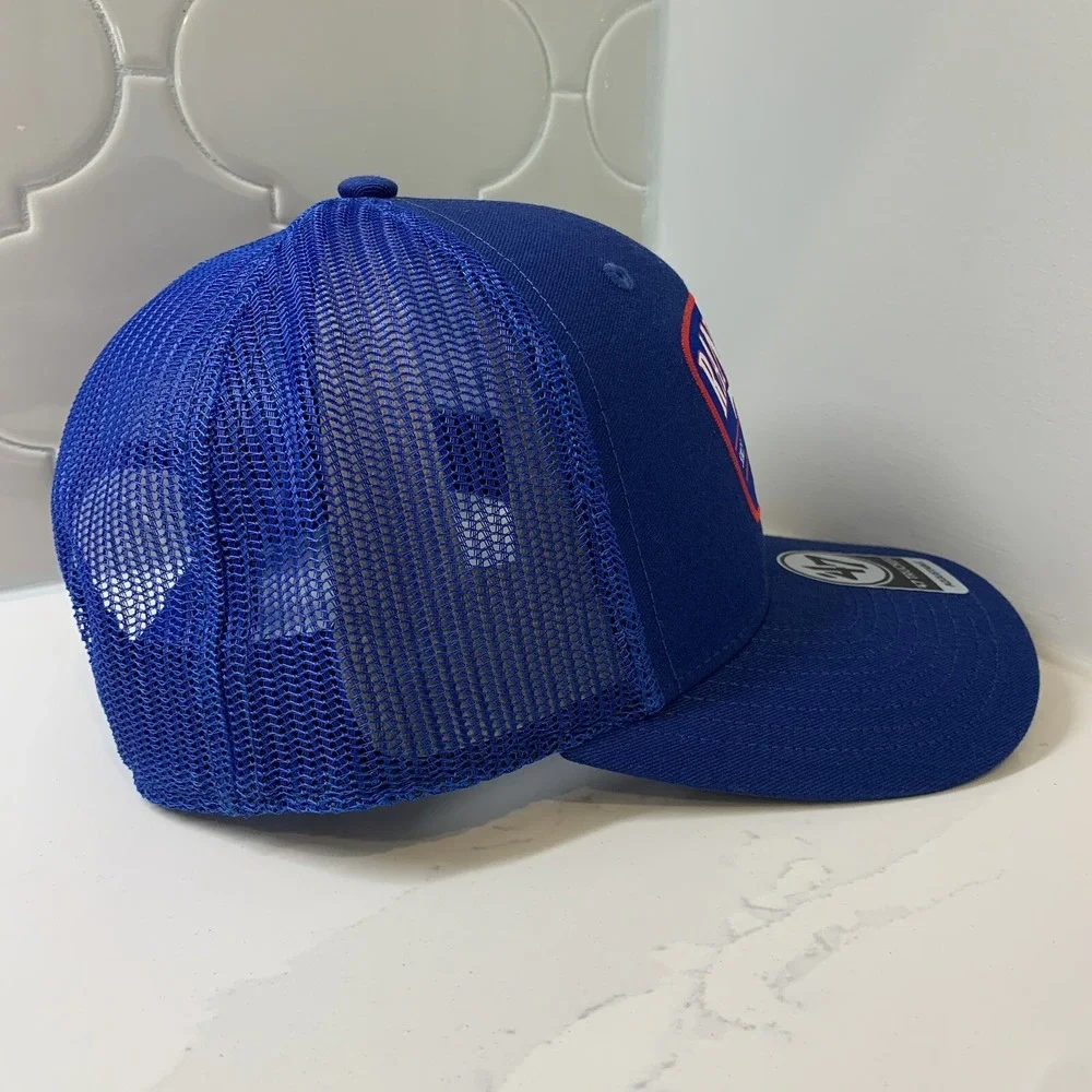 '47 Brand Texas Rangers Royal Squad Adjustable Snapback Trucker Hat Cap OSFM